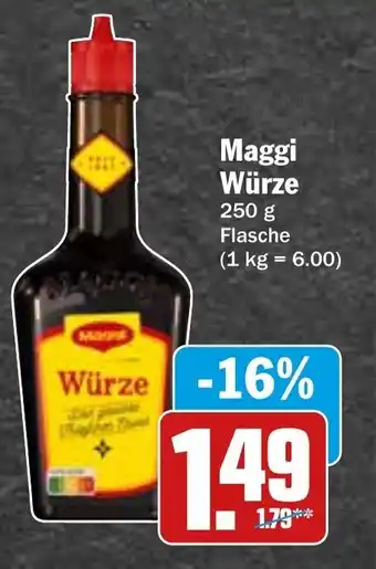 Hit Maggi Würze 250 g Flasche Angebot