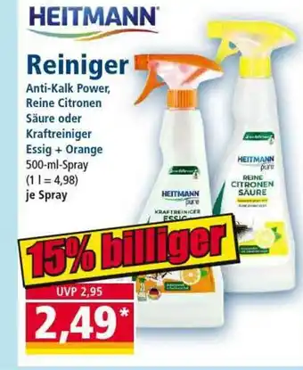 Norma Heitmann Reiniger 500ml Angebot