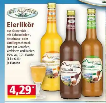 Norma St Alpine Eierlikör 0,7L Angebot