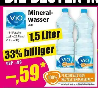 Norma Vio Mineralwasser Still 1,5L Angebot