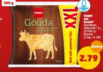 PENNY Penny XXL Gouda 500 g Beutel Angebot