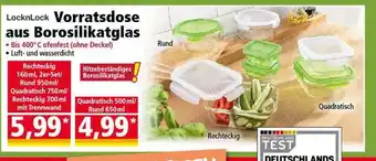 Norma Locknlock Vorratsdose Aus Borosilikatglas Angebot