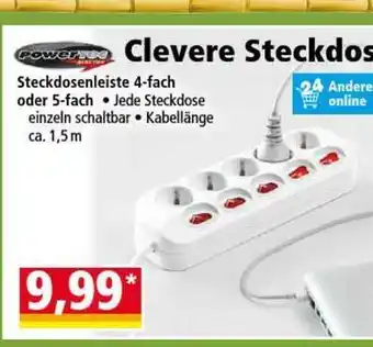 Norma Powertec Steckdosenleiste 4-fach Oder 5-Fach Angebot