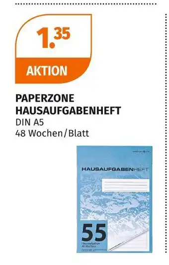 Müller Paperzone hausaufgabenheft Angebot