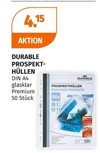Müller Durable prospekthüllen Angebot