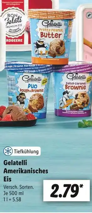 Lidl Gelatelli amerikanisches eis Angebot