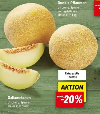 Lidl Galiamelonen Angebot