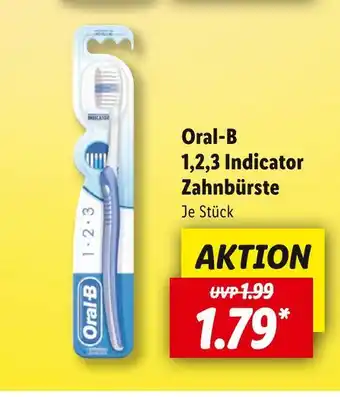 Lidl Oral-b 1,2,3 indicator zahnbürste Angebot