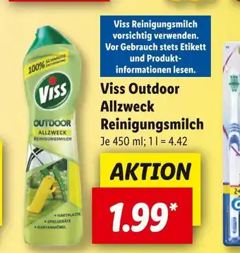 Lidl Viss outdoor allzweck reinigungsmilch Angebot