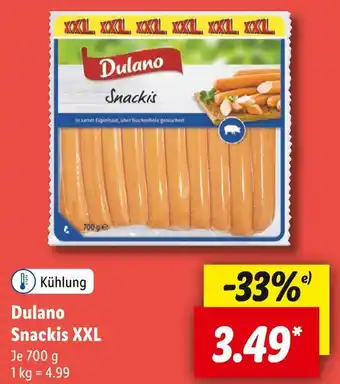 Lidl Dulano snackis xxl Angebot