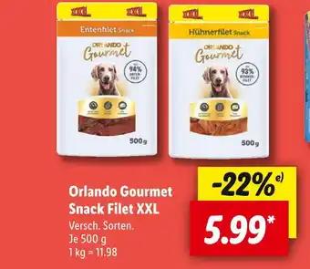 Lidl Orlando gourmet snack filet xxl Angebot