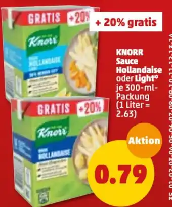 PENNY Knorr Sauce Hollandaise oder Light 300 ml Angebot