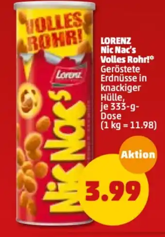 PENNY Lorenz Nic Nac's Volles Rohr 333 g Angebot