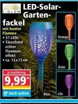 Norma Led-solar-garten-fackel Angebot