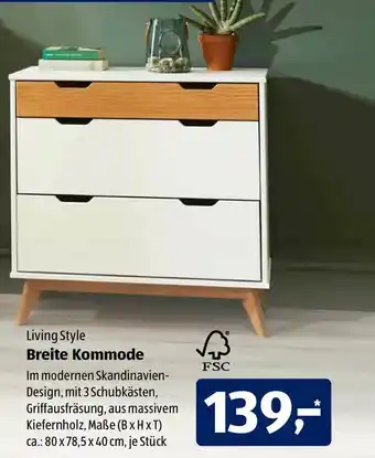 Aldi Süd Living Style Breite Kommode Angebot