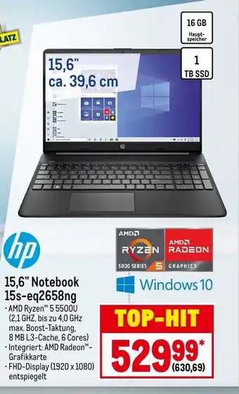 METRO HP Notebook 15s-eq2658ng Angebot