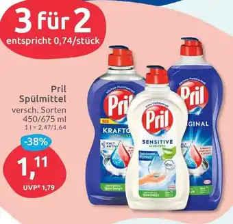 Budni Pril Spülmittel 450/675 ml Angebot