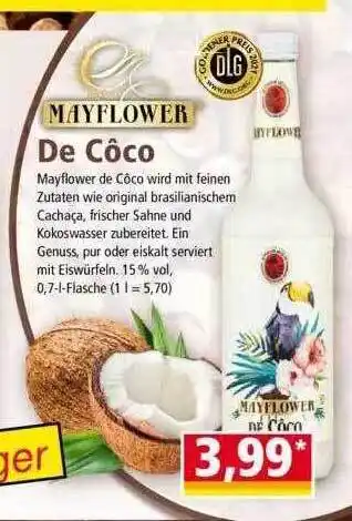 Norma Mayflower De Côco Angebot