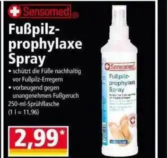 Norma Fußpilz-prophylaxe Spray Sensomed Angebot