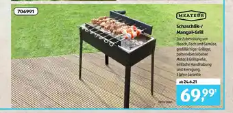 Aldi Süd Meateor Schaschlik Oder Mangal Grill Angebot