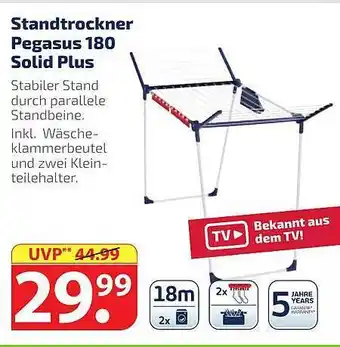 Famila Nord Ost Standtrockner Pegasus 180 Solid Plus Angebot