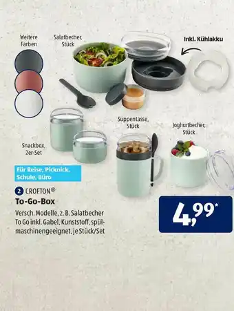 Aldi Süd Crofton To-go-box Angebot