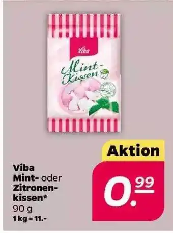 NETTO Viba Mint Oder Zitronenkissen Angebot