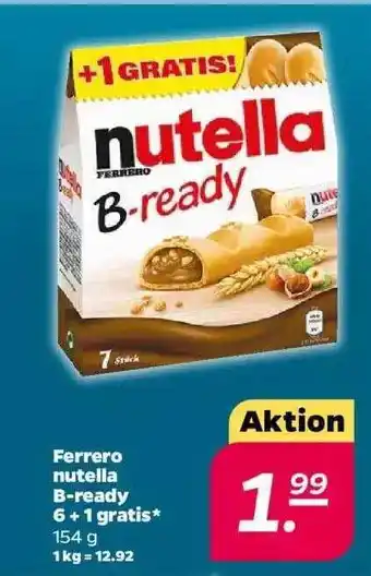 NETTO Ferrero Nutella B-ready 6+1 Gratis Angebot