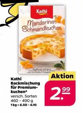 NETTO Kathi Backmischung Für Premium Kuchen Angebot