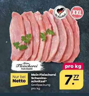 NETTO Meine Fleischerei Schweine Schnitzel Angebot