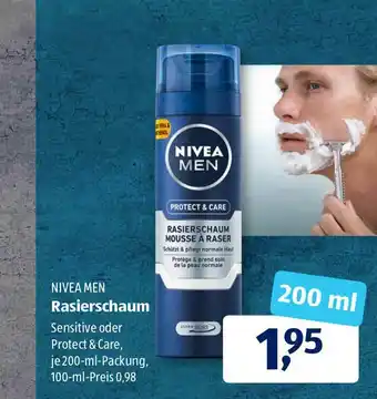 Aldi Süd Nivea Men Rasierschaum 200ml Angebot