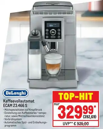 METRO DēLonghi Kaffeevollautomat ECAM 23.466 S Angebot