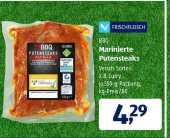 Aldi Süd Bbq Marinierte Putensteaks 550g Angebot