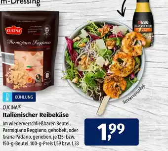 Aldi Süd Cucina Italienischer Reibekäse Angebot