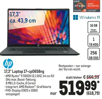 METRO hp 17,3" Laptop 17-cp0658ng Angebot