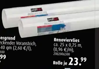 ROLLER Renoviervlies Angebot