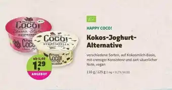 Denns BioMarkt Happy Coco! Kokos-joghurt-alternative Angebot