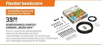 OBI Bewässerungs-startset Gardena „micro-drip“ Angebot