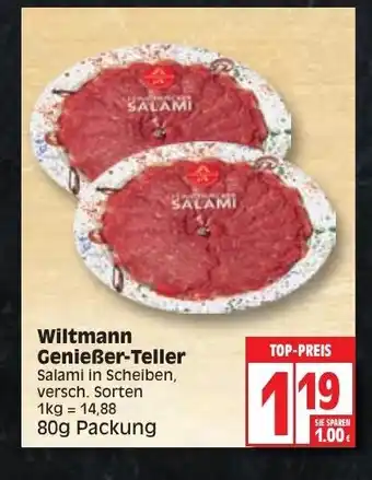 Edeka Wiltmann Geniesser-Teller 80g Angebot