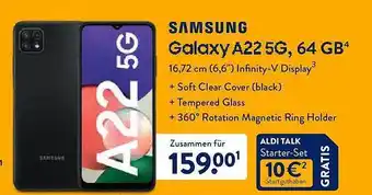 Aldi Nord Samsung Galaxy A22 56, 64 GB Angebot