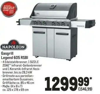 METRO Napoleon Gasgrill Legend 605 RSBI Angebot