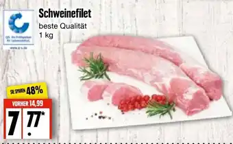 Edeka Frischemarkt Schweinefilet 1 kg Angebot