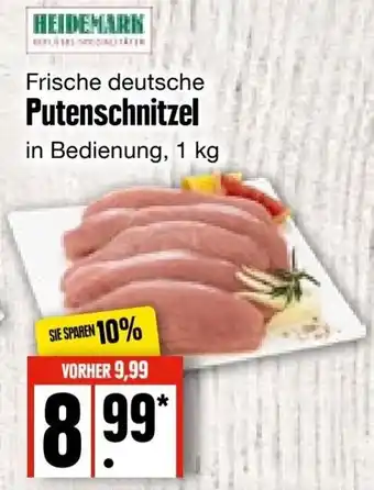 Edeka Frischemarkt Putenschnitzel 1 kg Angebot