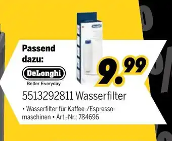 MEDIMAX DeLonghi 5513292811 Wasserfilter Angebot