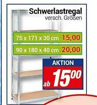 CENTERSHOP Schwerlastregal Angebot