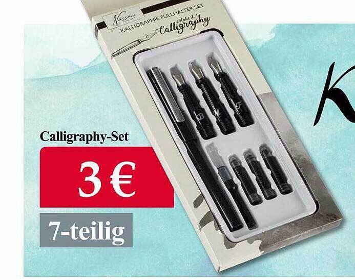 Calligraphyset Angebot bei Woolworth