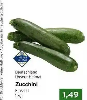 CAP Markt Deutschland Unsere Heimat Zucchini Angebot