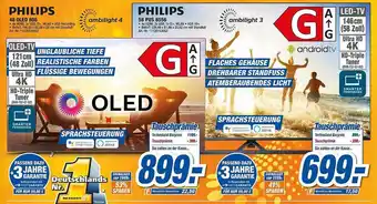 expert Techno Land Philips 48 Oled 806, Philips 58 Pus 8556 Angebot