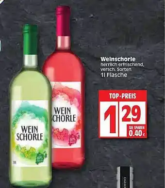 Edeka Weinschorle Angebot