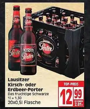 Edeka Lausitzer Kirsch Oder Erdbeer-porter Angebot